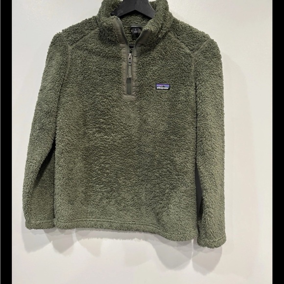 Patagonia Other - Patagonia Forest Green Fleece Los Gatos Sweater Kids Size L